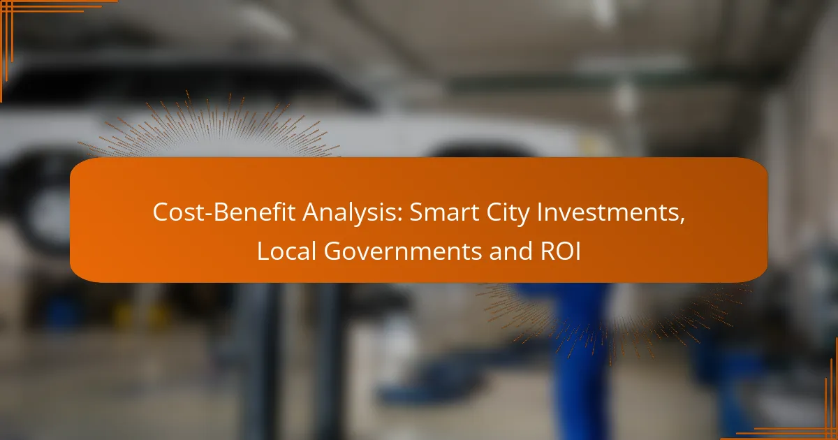 Cost-Benefit Analysis: Smart City Investments, Local Governments and ROI