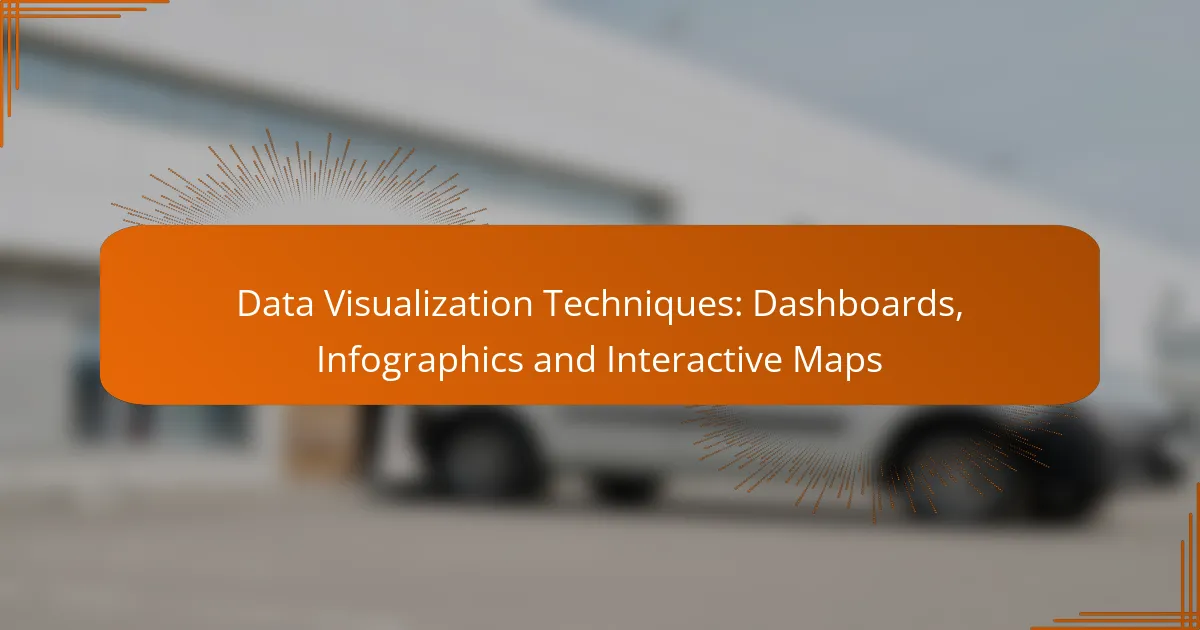 Data Visualization Techniques: Dashboards, Infographics and Interactive Maps