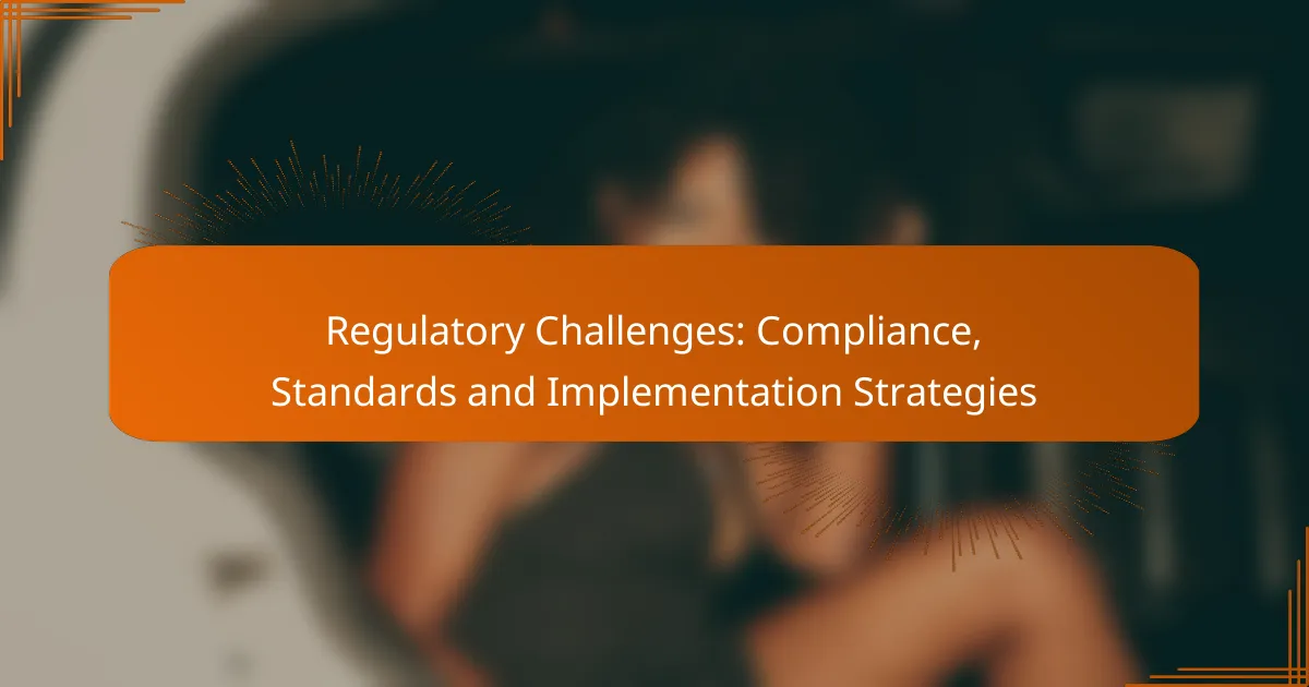 Regulatory Challenges: Compliance, Standards and Implementation Strategies