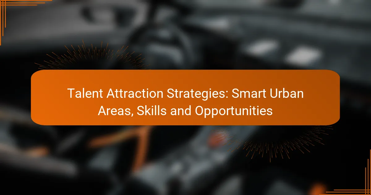 Talent Attraction Strategies: Smart Urban Areas, Skills and Opportunities