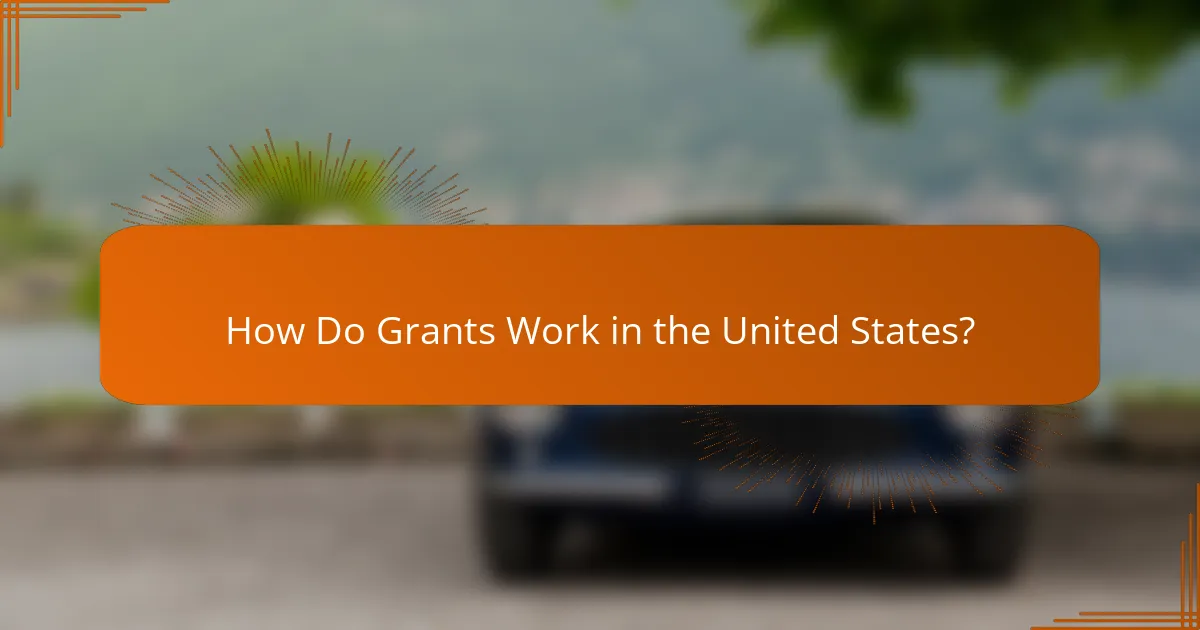 How Do Grants Work in the United States?