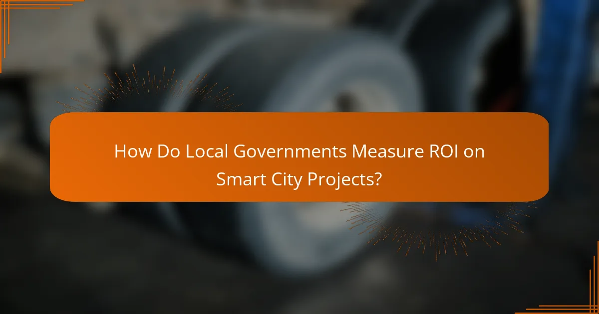 How Do Local Governments Measure ROI on Smart City Projects?