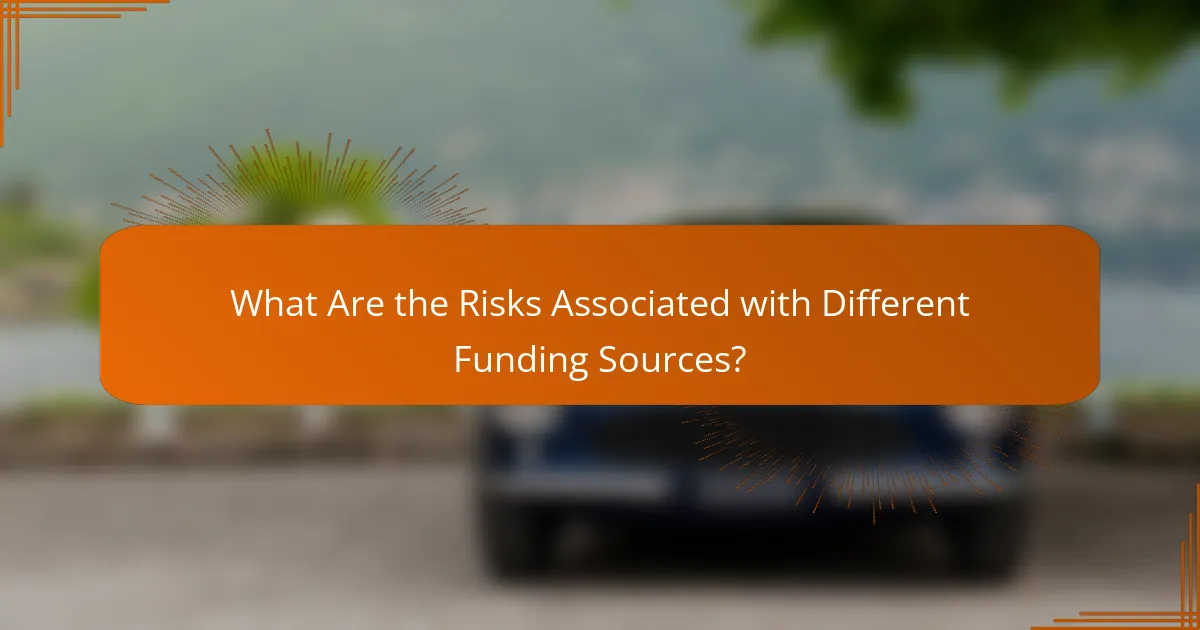 What Are the Risks Associated with Different Funding Sources?